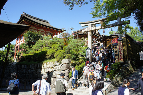 京都 地主神社 鳥居