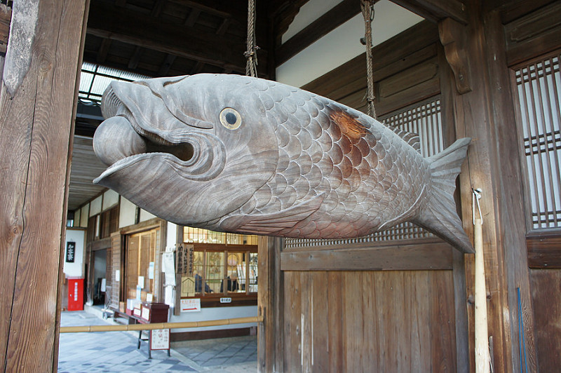 斎堂にある魚梆（かいぱん）／黄檗山萬福寺(Manpuku-ji Temple)