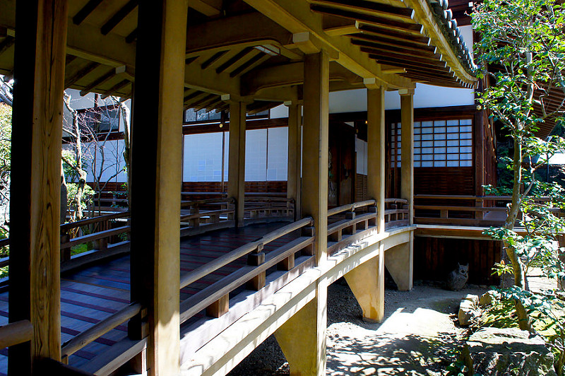 古方丈にかかる渡り廊下／永観堂 禅林寺(Eikando, Zenrin-ji Temple / Kyoto City) 2015/04/02