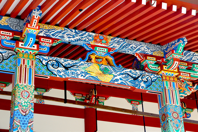 阿弥陀堂（本堂）の装飾／永観堂 禅林寺(Eikando, Zenrin-ji Temple / Kyoto City) 2015/04/02