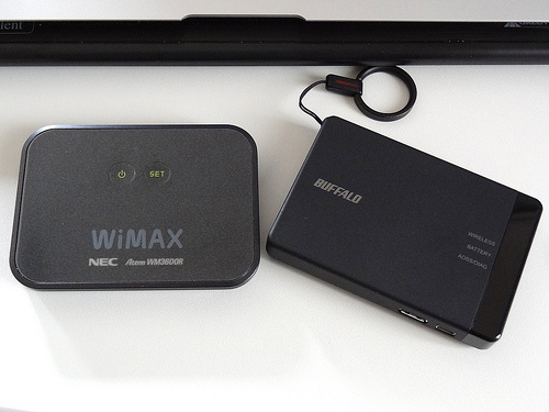 WiMAX(AtermWM3600R) DoCoMoSIM(DWR-PG)