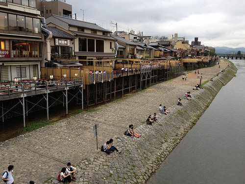 四条大橋からの風景