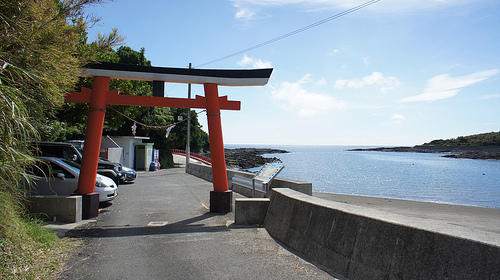 釜蓋神社の鳥居