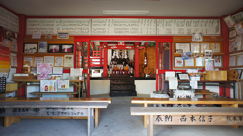 釜蓋神社の内部