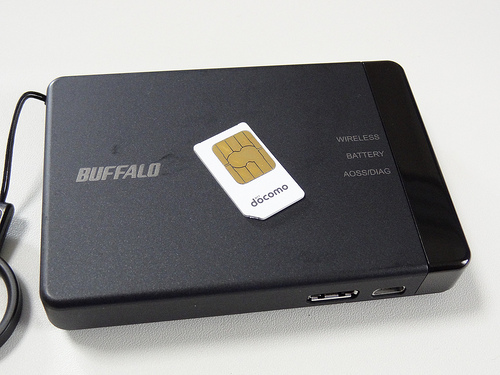 BUFFALO DWR-PG & DoCoMo SIM