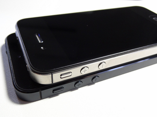 iPhone4SとiPhone5