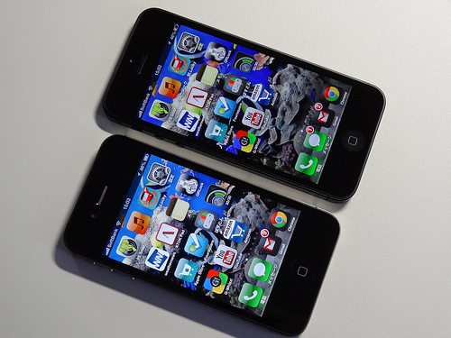 iPhone4SとiPhone5