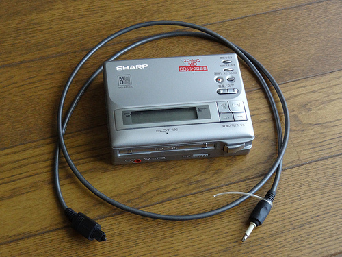 SHARP MDプレーヤー(MD-MS100)