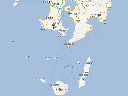 種子島と屋久島の位置