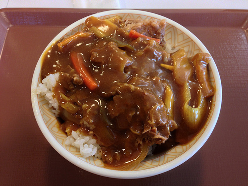 すき家 カレー南蛮牛丼